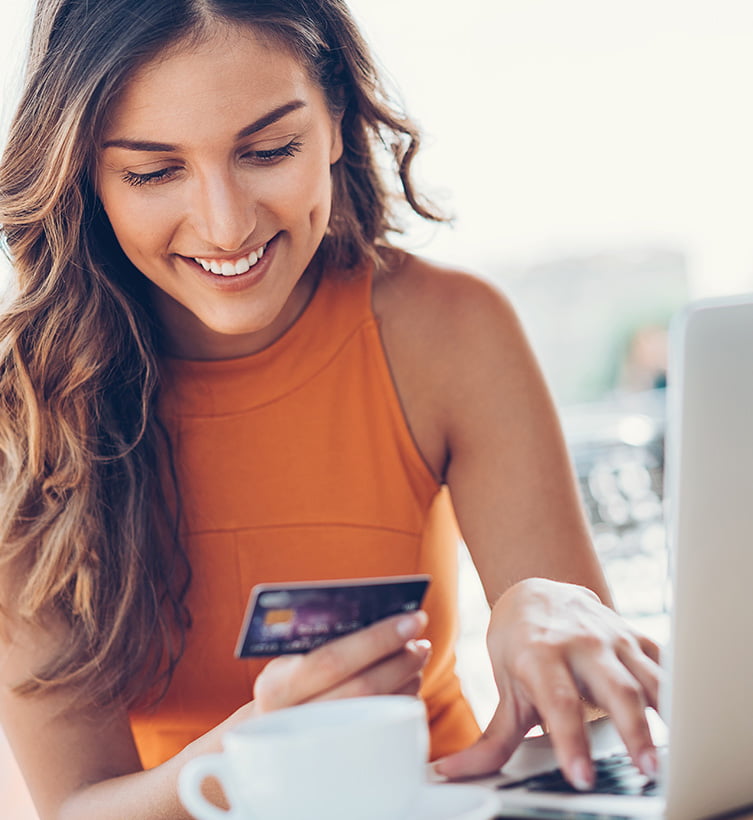 woman paying bill