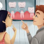 woman discussing dental crowns with dental provider