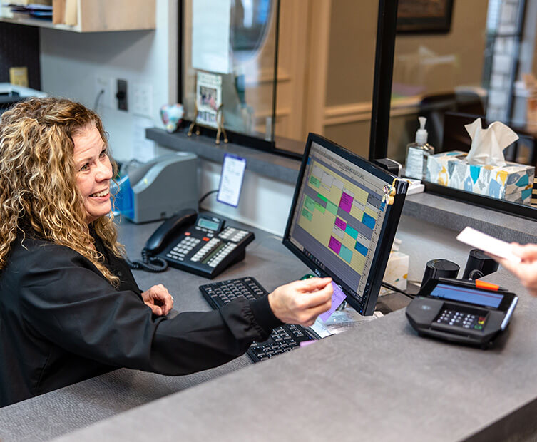front desk staff